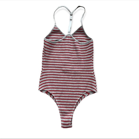 T By Alexander Wang Striped Bodysuit - Picture 5 of 7